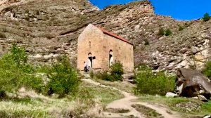 Датуна христианский храм 10в, Воскресное ущелье , Аварское Койсу Дагестан май 2023