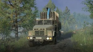 SnowRunner Расчистка дороги