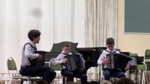 «Либертанго» А.Пьяцолла. Трио баянистов. Андрей Конторов, Филипп Беломытцев, Артур Адршин