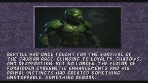 Кибер Рептилия(Cyber Reptile-МК3).Mortal Kombat New Era