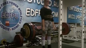 Тяга классикой 160 кг на 2 раза - Marte Elverum. Спортстудия