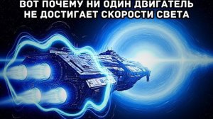 Ужасающая причина, почему ни один двигатель никогда не сможет достичь скорости света (даже в теории)