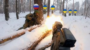 Выхода нет Сдавайтесь Российские гвардейцы штурмуют украинские бункеры в зимнем наступлении