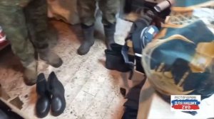 Маскировочные сети от Удмуртской тыловой роты молодых и бабушат, подарки от Динары из Уфы, сапоги ..