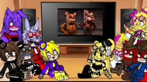 Fnaf 1+fnia react to themselves + memes [my au+No hate]