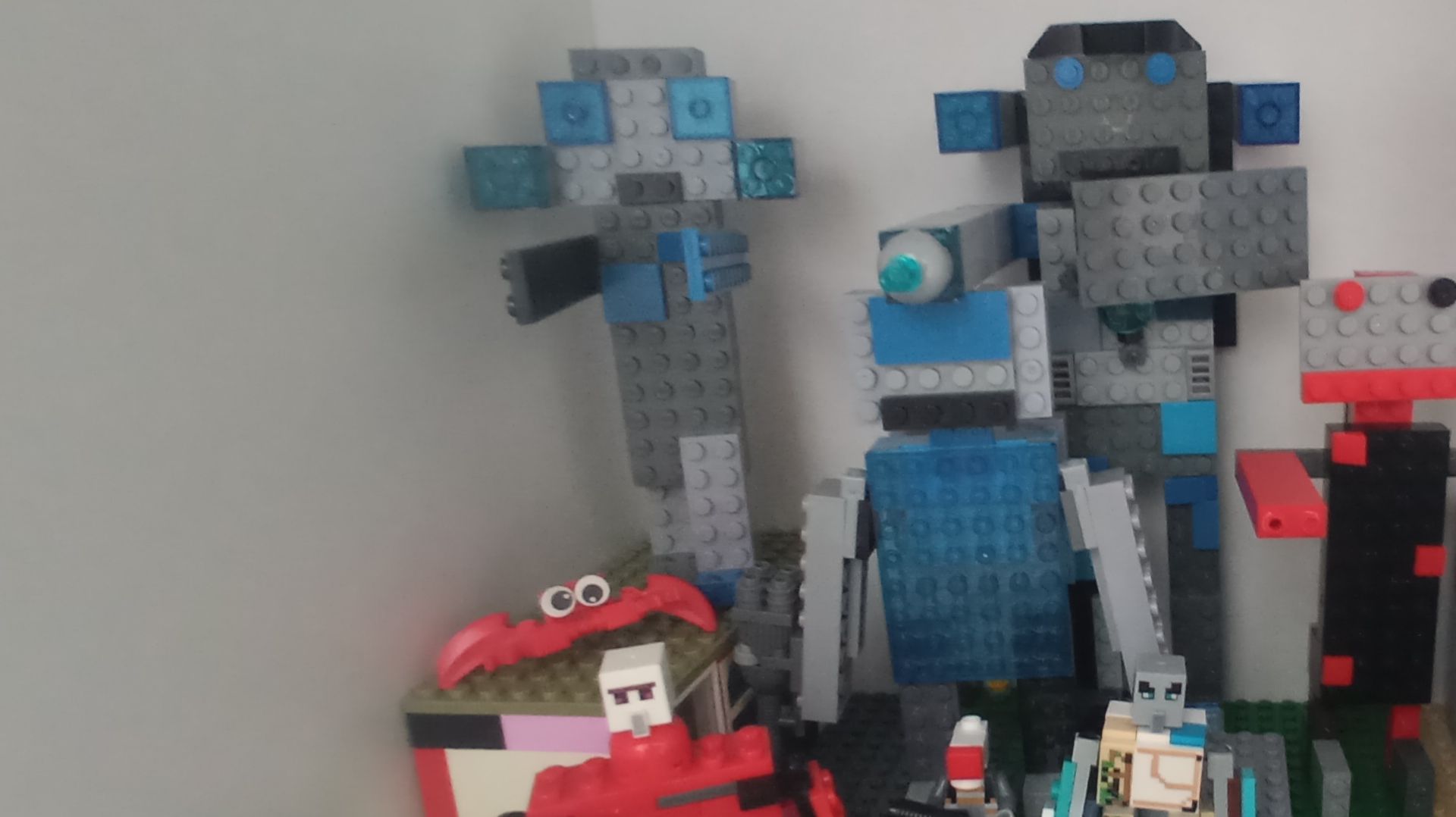 красные против синих из лего 5