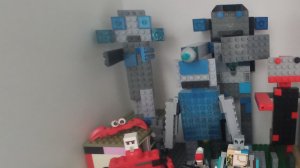 красные против синих из лего 5