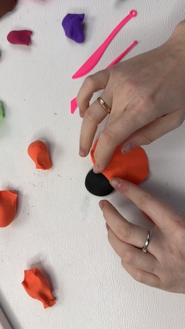 Часы из воздушного пластилина 3 часть #diy #творчество #pinterest #handmade