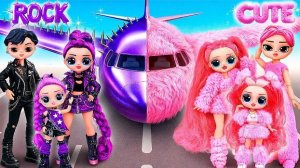 Кейпоп Охотницы на Демонов в Самолёте! Рок и Милые Поделки для кукол ЛОЛ