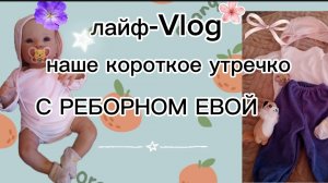 Vlog НАШЕ КОРОТКОЕ УТРО С РЕБОРНОМ ЕВОЙ❤️☺️