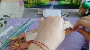 Колесный пароход New Orleans из бумаги своими руками