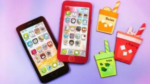 📱 БЛОКНОТ ОРГАНАЙЗЕР iPhone для школы 📱 Как сделать органайзер из бумаги 📱 Поделки своими руками