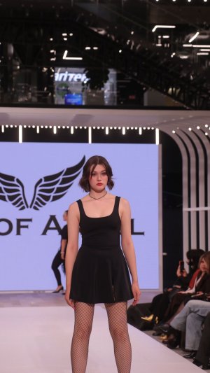 Финал конкурса «МОСТ В БУДУЩЕЕ».  Анна Куц — спортивная коллекция Skin of Angel («Кожа ангела»).