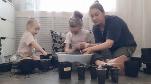 Как ребенок с ДЦП участвует в посадке рассады!🫑🌶️🪴