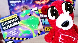 Создаëм Слайм Медведь Костя