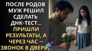 После родов муж решил сделать ДНК-тест, пришли результаты, а через час — звонок в дверь
