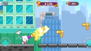 Том бежит к финишу