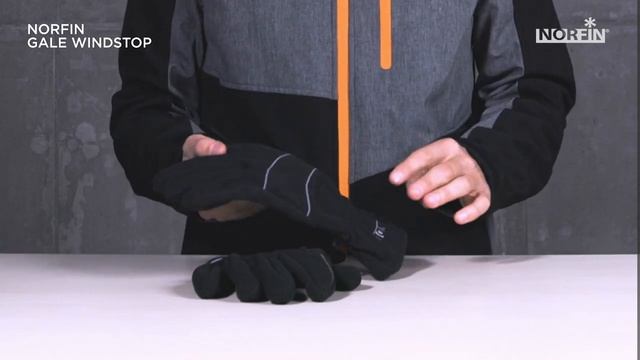 Зимние перчатки Norfin Gale Windstop смотреть онлайн