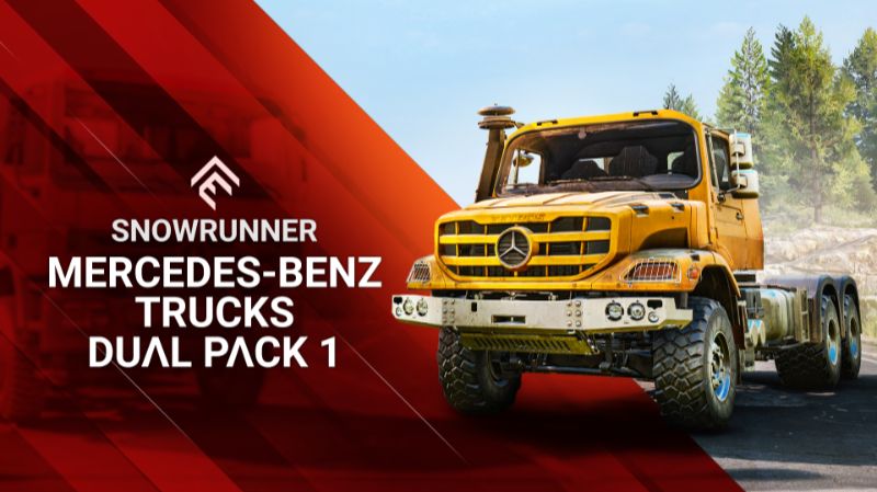 SnowRunner - Трейлер Mercedes-Benz Trucks Dual Pack 1