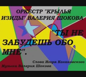 ВАЛЕРИЙ ШОКОВ - ТЫ НЕ ЗАБУДЕШЬ ОБО МНЕ