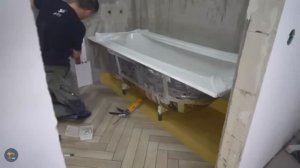 Установка ванной своими руками пошагово