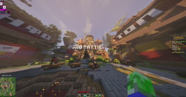 булдБатл, соревнование строителей майнкрафт | fHD, Шейдеры, БулдБатл