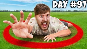 Выживи 100 дней внутри круга, выйграй 500,000$ Мистер Бист.