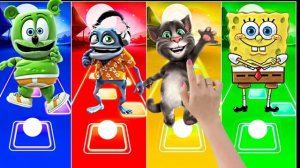 Кто победит в Тайлис Хоп? 🆚 Гумми Бер, Крейзи Фрог, Говорящий Том против Спанч Боба! 🎶