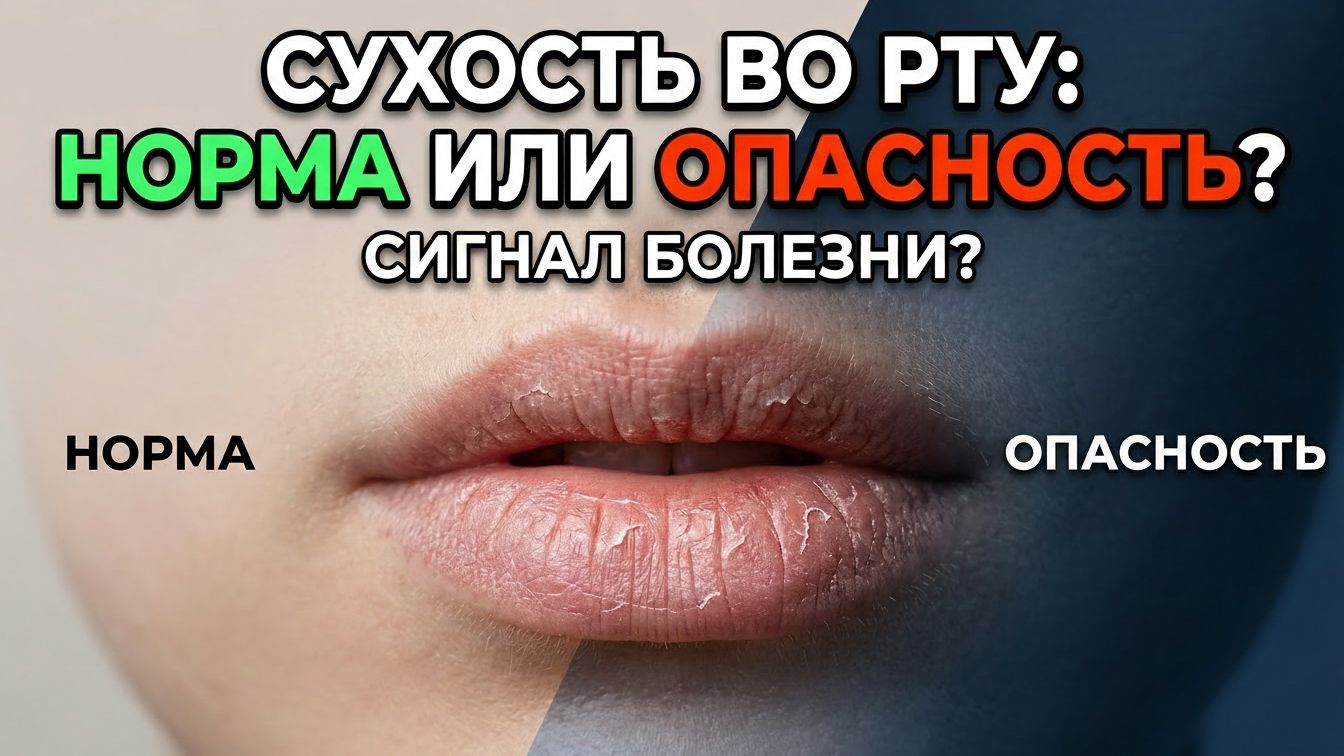 Сухость во рту: норма или сигнал опасной болезни?