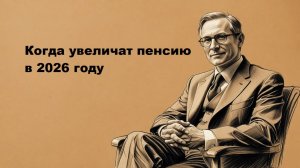 Когда увеличат пенсию в 2026 году