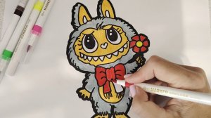 Рисуем ЛАБУБУ / Рисунок раскраска / НарисуйКа