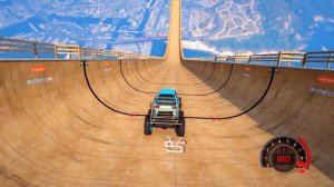 МЕГА СПУСК БЕЗ ТОРМОЗОВ НА ДЛИННОМ ЛИМУЗИНЕ БУГАТТИ В ГТА 5! ЭКСПЕРИМЕНТ GTA 5 ONLINE