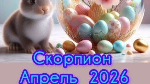 СКОРПИОН  🦂 Апрель 2026года. Гороскоп и расклад таро 🔮