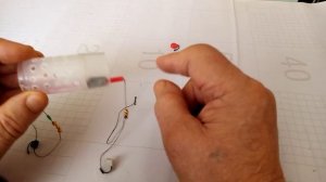 снасть с  живым мотылем