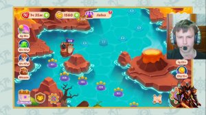 тёмный рыцарь начал проходить 6 голову и новую мине игру в сокровищах пиратов. 23 серия.