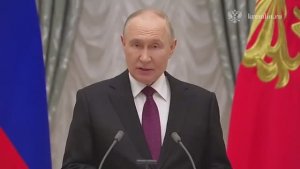 В Кремле церемония вручения государственных наград победителям ХIV Паралимпийских зимних игр, 19.03