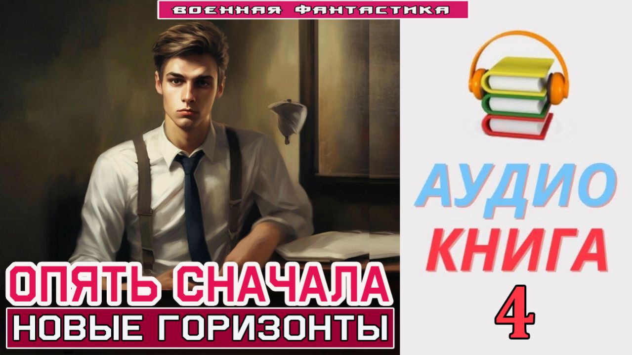 #Аудиокнига. «ОПЯТЬ СНАЧАЛА -4! Новые горизонты». КНИГА 4. #Попаданцы#БоеваяФантастика