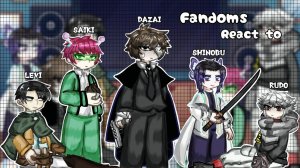 Реакция фандомов на Друг друга / Персонажи из разных вселенных / Гача реакция / Demon Slayer