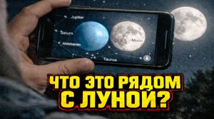 Астрономическое приложение не распознало гигантский НЛО рядом с Луной?