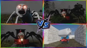 ПОЕЗД-МУТАНТ против ТЕМНОГО ЗВЕРЯ РЕЛЬСОВ 🚂 Битва МОНСТРОВ-ПАРОВОЗОВ! 💥