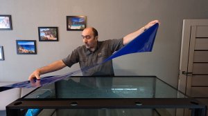 Клеим ФОН на Аквариум При Помощи Глицерина.