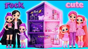 Строим Рок и Милый дом для Кейпоп Охотниц на Демонов! 12 Поделок для кукол L.O.L.