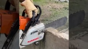 Есть пила, способная резать даже бетон.