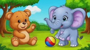 МУЛЬТИК ДЛЯ ДЕТЕЙ ПРО СЛОНА И МЕДВЕЖОНКА