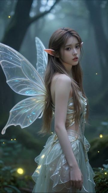 Волшебная фея в лесу #фея #магия #природа