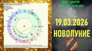 РЫБЫ: "СОБЫТИЯ от НОВОЛУНИЯ с 19 МАРТА по 2 АПРЕЛЯ 2026 года"!!!