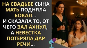 На свадьбе сына мать подняла бока и сказала то, от чего зал ахнул, а невестка потеряла дар речи