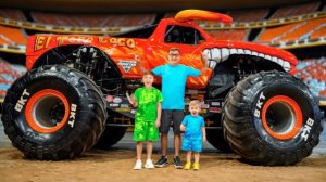 Рома и Диана посетили MONSTER JAM Show 2024