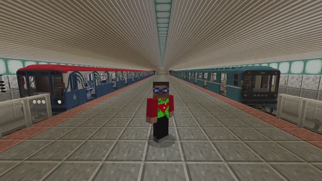 Новые станции на 1-ой и 2-ой линии моего метро в Майнкрафт! #RubinikusMetropoliten