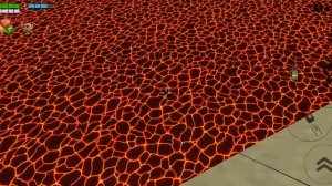 Застрял на лававом острове часть 1